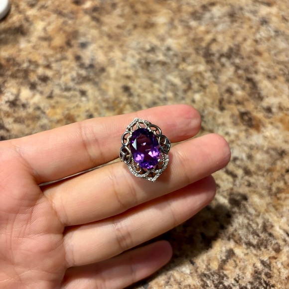 amethyst ring - Picture 3 of 6